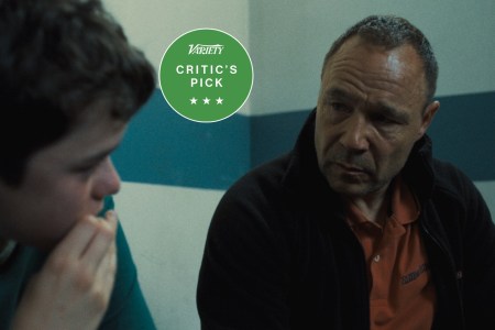 Owen Cooper as Jamie Miller, Stephen Graham as Eddie Miller in "Adolescence"