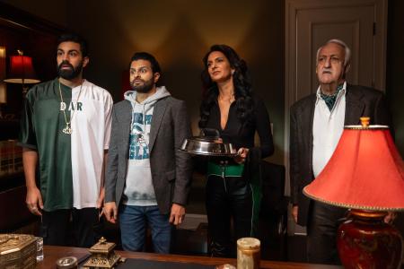 DELI BOYS - “First Look” - When their convenience store-magnate father suddenly dies, a pair of pampered Pakistani American brothers lose everything and are forced to reckon with their Baba’s secret life of crime as they attempt to take up his mantle in the underworld. (Disney/James Washington) SAAGAR SHAIKH, ASIF ALI, POORNA JAGANNATHAN, BRIAN GEORGE