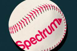 Baseball with Spectrum logo