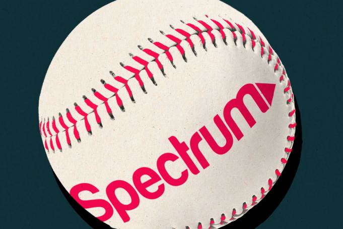 Baseball with Spectrum logo