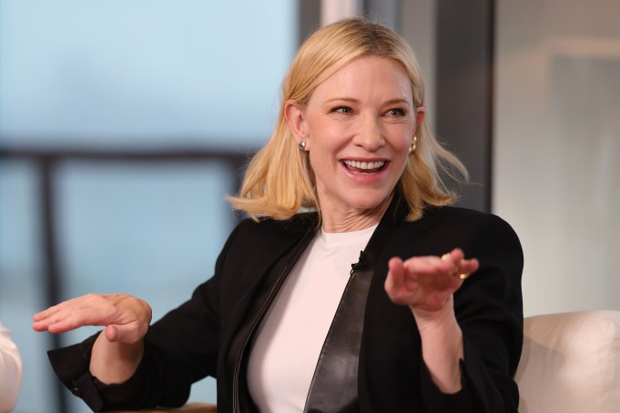 CANNES, FRANCE - MAY 20: Cate Blanchett attends "Kering Women In Motion Talk" at the 76th annual Cannes film festival at  on May 20, 2023 in Cannes, France. (Photo by Andreas Rentz/Getty Images)