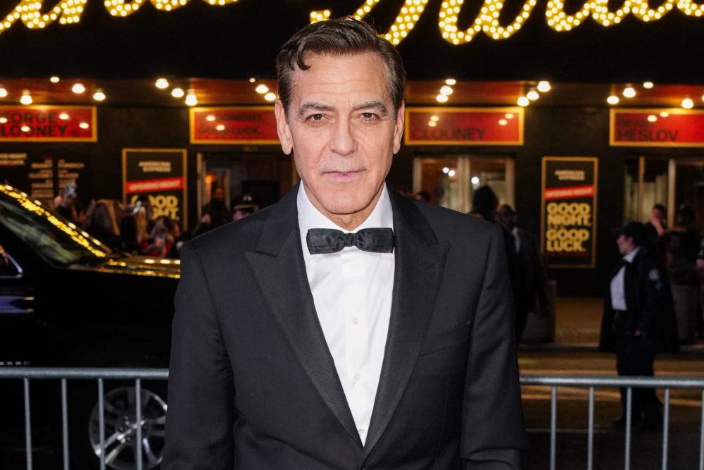 George Clooney at the “Good Night, and Good Luck," Opening Night on April 03, 2025 in New York, New York.