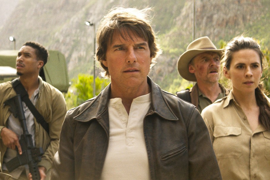 MISSION: IMPOSSIBLE – THE FINAL RECKONING, (aka MISSION: IMPOSSIBLE 8), from left: Pom Klementieff, Greg Tarzan Davis, Tom Cruise, Simon Pegg, Hayley Atwell, 2025. © Paramount Pictures / Courtesy Everett Collection