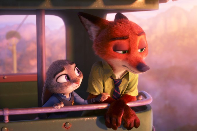 ZOOTOPIA, from left: Judy Hopps (voice: Ginnifer Goodwin), Nick Wilde (voice: Jason Bateman), 2016. © Walt Disney Studios Motion Pictures / courtesy Everett Collection