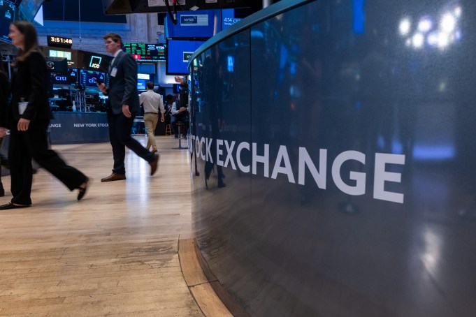 NEW YORK, NEW YORK - NOVEMBER 02: People walk on the floor of the New York Stock Exchange (NYSE) on November 02, 2023 in New York City. Following more strong corporate results and a growing belief that the Federal Reserve is close to ending its rate-hiking campaign, stocks rallied over 500 points Thursday. (Photo by Spencer Platt/Getty Images)