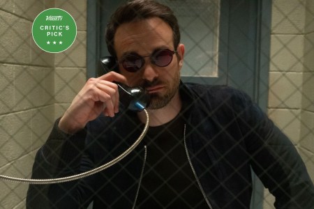 Daredevil/Matt Murdock (Charlie Cox) in Marvel Television's DAREDEVIL: BORN AGAIN, exclusively on Disney+. Photo by Giovanni Rufino. © 2025 MARVEL.