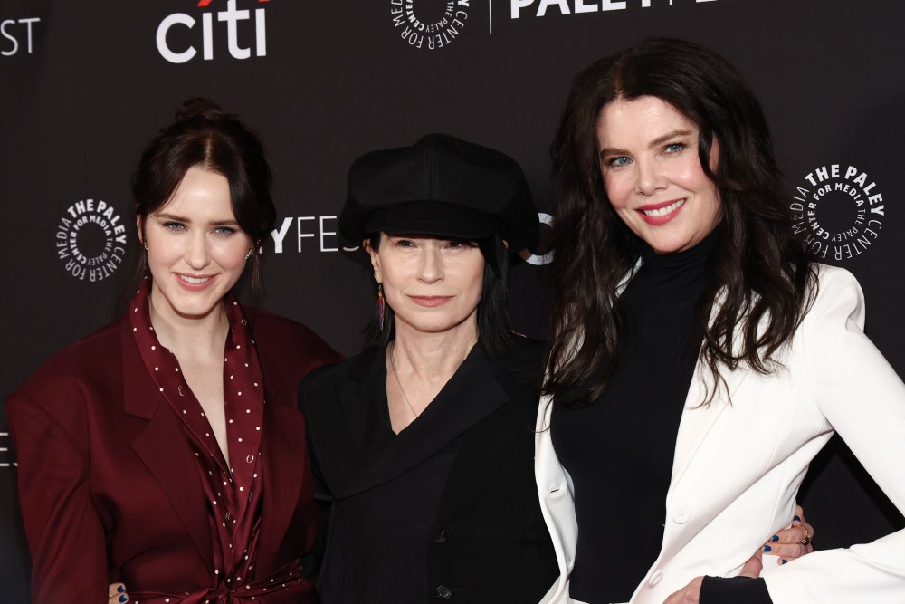 Rachel Brosnahan, Amy Sherman-Palladino, Lauren Graham Atmosphere at PaleyFest LA - The Amy Sherman-Palladino Multiverse: The Stars Reunite event held at the Dolby Theatre on March 29, 2025 in Los Angeles, California.