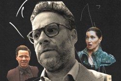 The Studio Seth Rogen Variety Feature Illustration